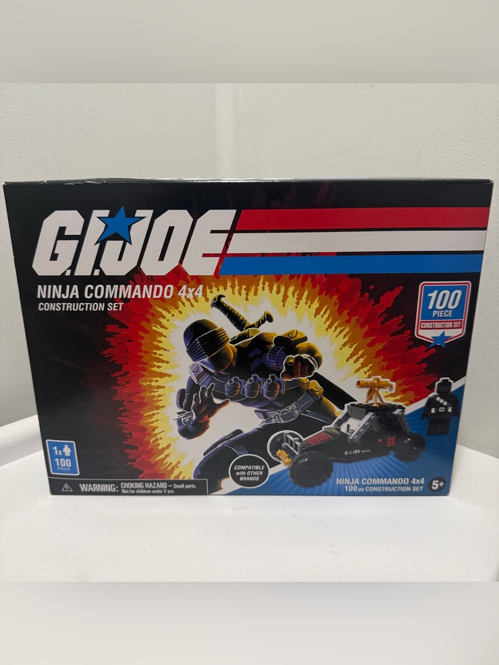 G.I JOE SNAKE EYES NINJA COMMANDO SET 4X4 MILITARY TOY FIGURE